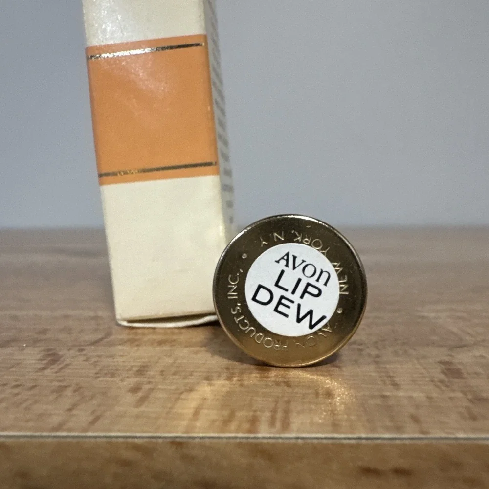 Avon Vintage DEW Lip Dew Balm Great Collectible Or Movie Prop Add New Old Stock